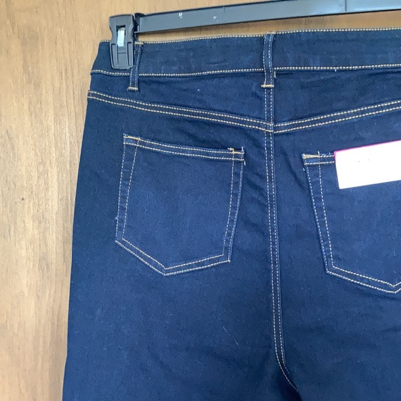 Faith Jeans high rise skinny Bermuda jean short 18W - Picture 8 of 17